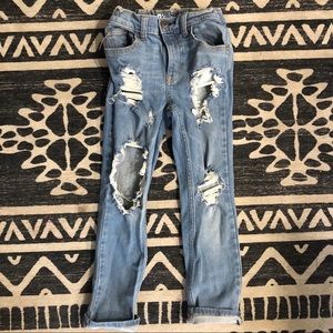 Dudley denim distressed jeans